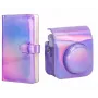 Funda LOVEINSTANT para Fujifilm Instax Mini 12 + álbum de fotos para 96 fotos / Sparkle Purple