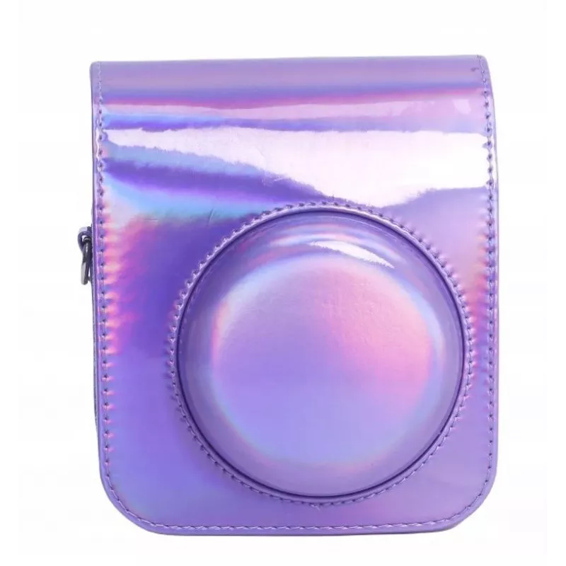 Funda LOVEINSTANT para Fujifilm Instax Mini 12 + álbum de fotos para 96 fotos / Sparkle Purple