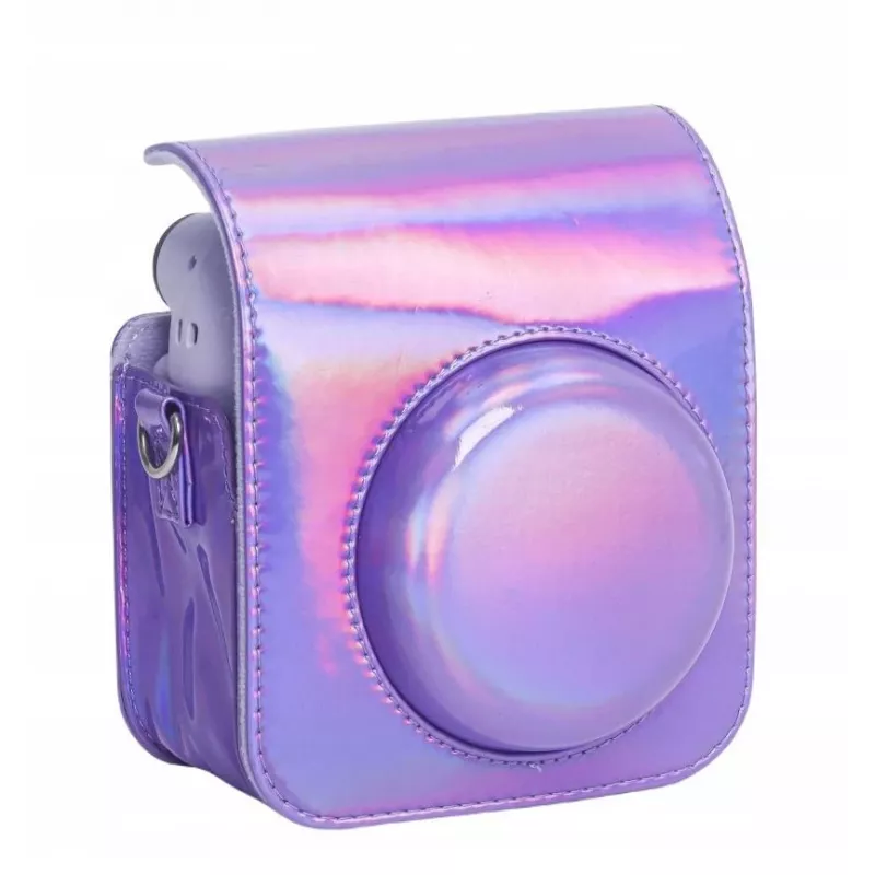 Funda LOVEINSTANT para Fujifilm Instax Mini 12 + álbum de fotos para 96 fotos / Sparkle Purple
