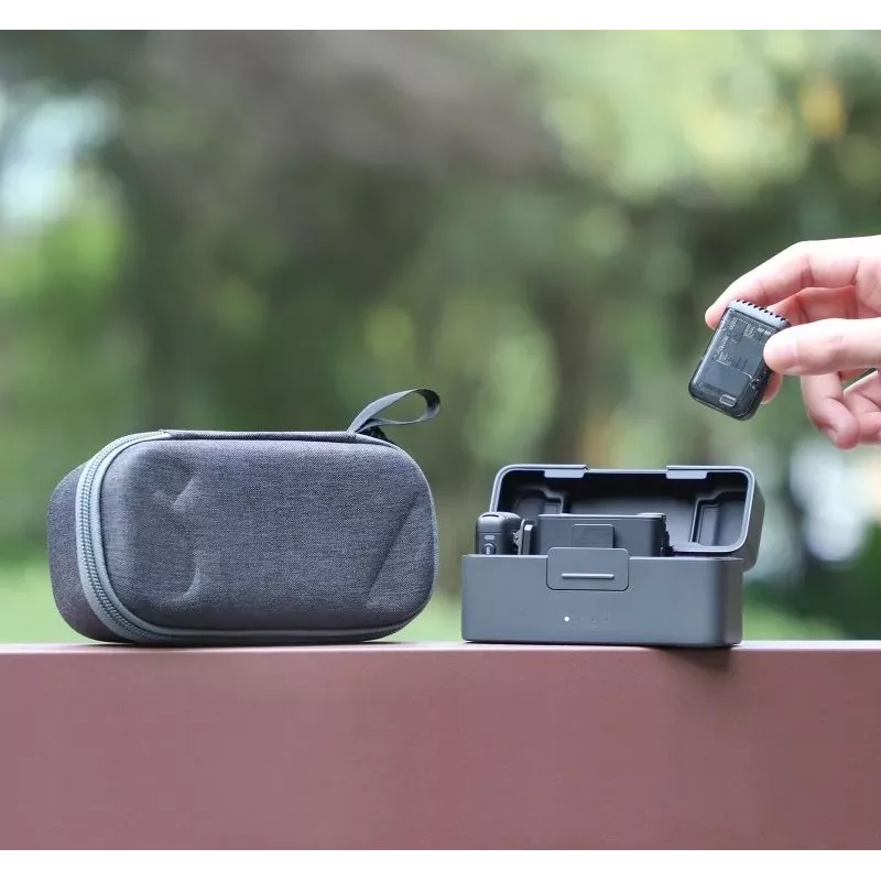 Funda rígida protectora SUNNYLIFE para DJI Mic 2 / Mic 1 - carcasa EVA, negra