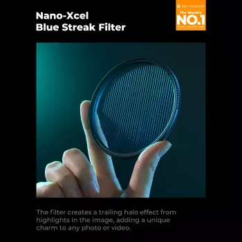 Filtro anamórfico Blue Streak K&F Nano-X MRC 52mm
