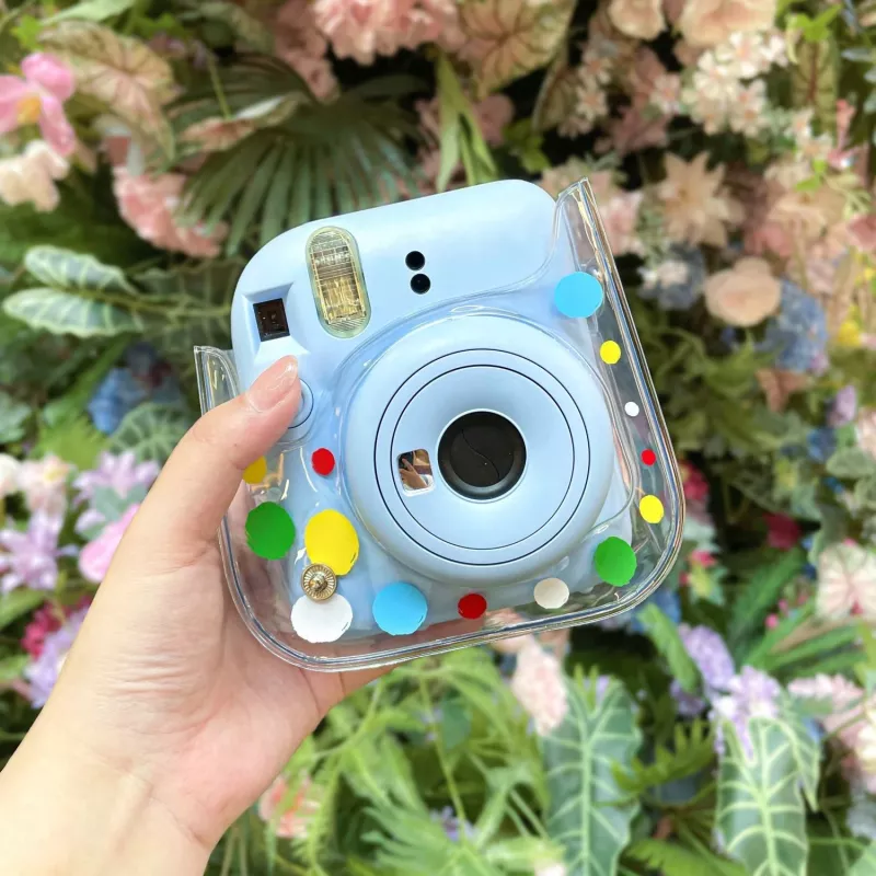 Funda LOVEINSTANT para Fujifilm Instax Mini 12 - Colorful Dots