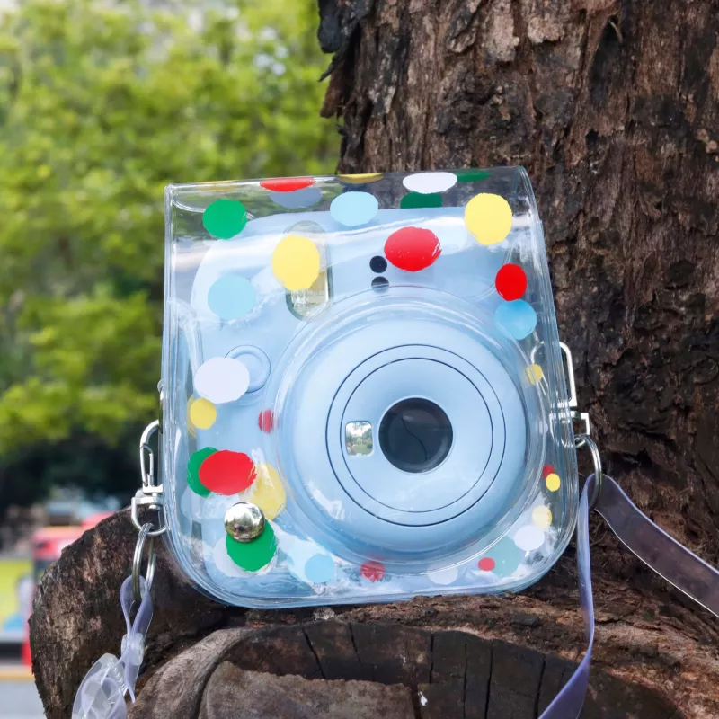 Funda LOVEINSTANT para Fujifilm Instax Mini 12 - Colorful Dots