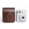 Funda protectora bandolera LOVEINSTANT para Fujifilm Instax Mini 12 - marrón