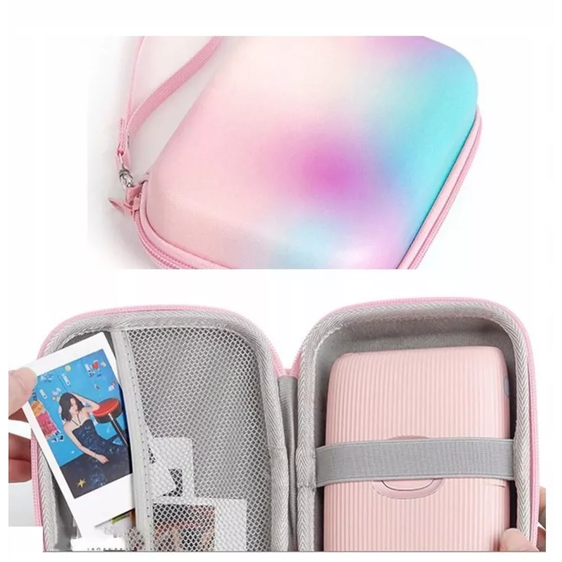 Funda protectora LOVEINSTANT para Fujifilm Instax Mini Evo / Liplay / Square SQ Link / Link 2 SE, multicolor ombre