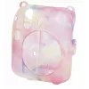 Funda protectora LOVEINSTANT para Fujifilm Instax Mini 12 con bolsa de fotos, multicolor oscuro