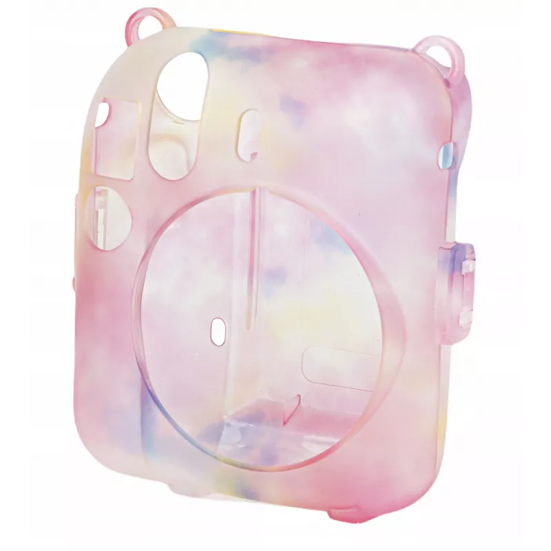 Funda protectora LOVEINSTANT para Fujifilm Instax Mini 12 con bolsa de fotos, multicolor oscuro
