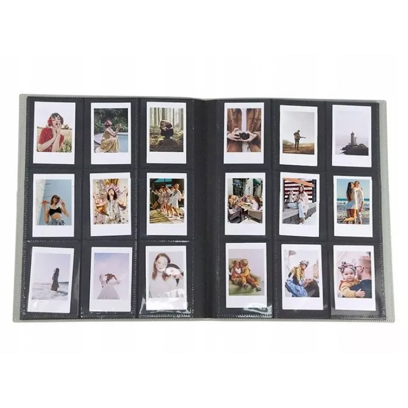 LOVEINSTANT Álbum de fotos para 360 fotos compatible con Fujifilm Instax Mini, Xiaomi, Polaroid, Canon, HP, Kodak - Azul