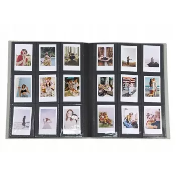 LOVEINSTANT Álbum de fotos 432 fotos para Fujifilm Instax Mini / Xiaomi / Polaroid / Canon / HP / Kodak, Negro