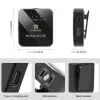 PULUZ PU648B 2x Micrófono de solapa inalámbrico para smartphones USB-C, tablets, portátiles - 2,4 GHz, omnidireccional, Plug and Play