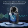 PULUZ PU648B 2x Micrófono de solapa inalámbrico para smartphones USB-C, tablets, portátiles - 2,4 GHz, omnidireccional, Plug and Play