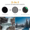 K&F Concept Nano-X Series Filtro híbrido 2 en 1 52mm CPL + ND4-ND64 variable (KF01.1911)