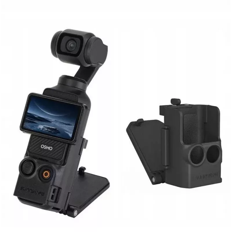 SUNNYLIFE Soporte magnético para DJI Osmo Pocket 3 - Vertical y horizontal - Negro