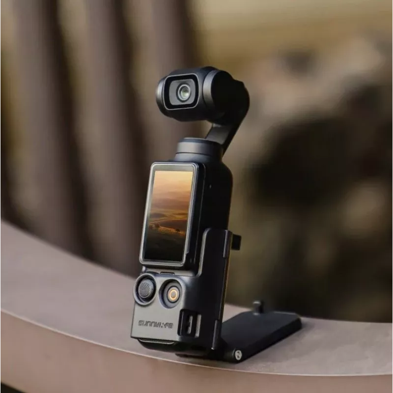 SUNNYLIFE Soporte magnético para DJI Osmo Pocket 3 - Vertical y horizontal - Negro