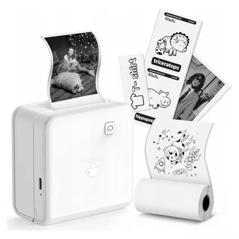 Phomemo M02 PRO Impresora térmica portátil blanca