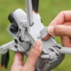 SUNNYLIFE Extensiones de tren de aterrizaje para DJI Mini 4 Pro - Elevación 30 mm, encaje rápido, almohadillas antideslizantes (gris) N4P-LG700