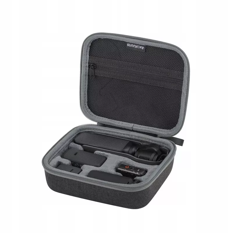 SUNNYLIFE Funda protectora rígida para DJI Osmo Pocket 3 y accesorios, Negro