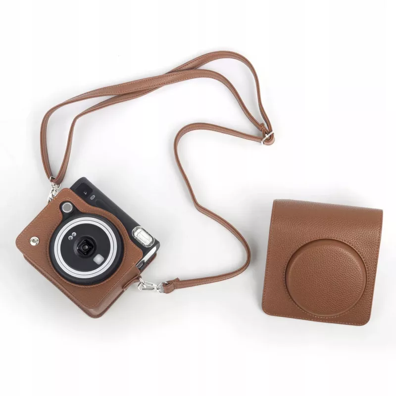LOVEINSTANT Funda protectora para Fujifilm Instax Square SQ40 - Marrón