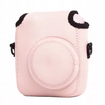 LOVEINSTANT Funda blanda de neopreno para Fujifilm Instax Mini 12 - Rosa