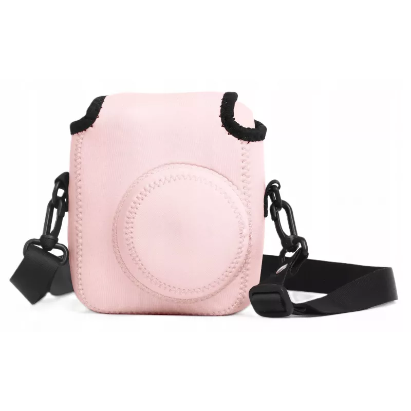 LOVEINSTANT Funda blanda de neopreno para Fujifilm Instax Mini 12 - Rosa