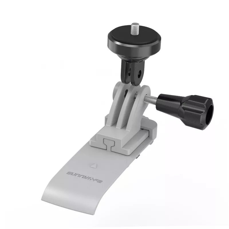 Soporte para cámara de acción SUNNYLIFE para DJI Air 3, GoPro, Insta360, SJCAM, Xiaomi - rosca de 1/4 pulgadas, clip de liberación rápida, negro