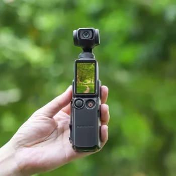 Soporte lateral SUNNYLIFE para DJI Osmo Pocket 3 - compatible con GoPro - Negro