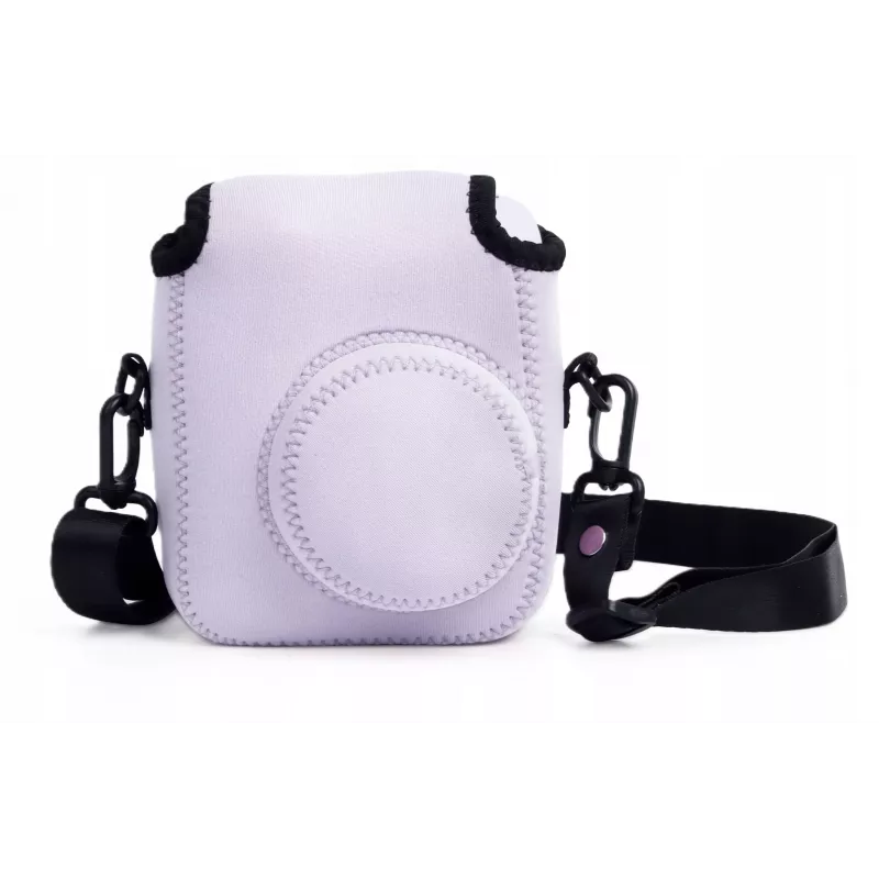 Funda protectora de neopreno suave LOVEINSTANT para Fujifilm Instax Mini 12 - Morado
