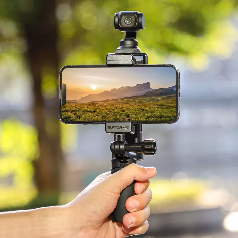 Soporte para smartphone SUNNYLIFE para DJI Osmo Pocket 3 - Negro