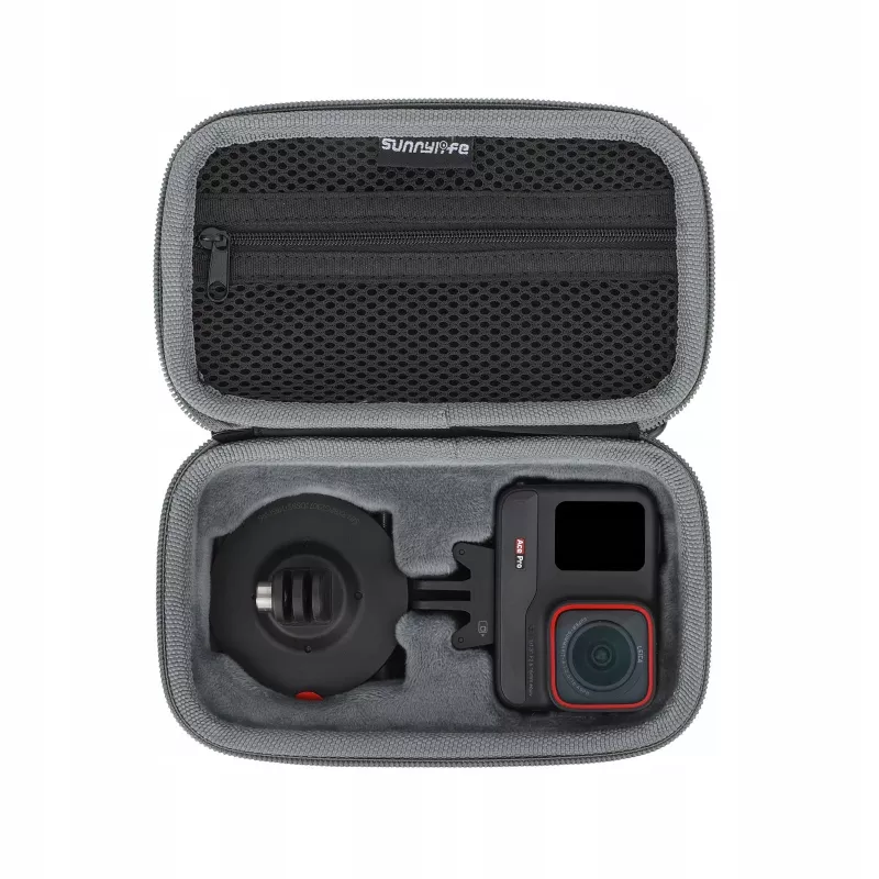 Bolsa de transporte rígida SUNNYLIFE para Insta360 Ace / Ace Pro - Negro