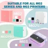 Rollos de papel autoadhesivos Phomemo pack de 3 para Phomemo T02, M02, M02 Pro, M03, M04S / Q22-RMS2