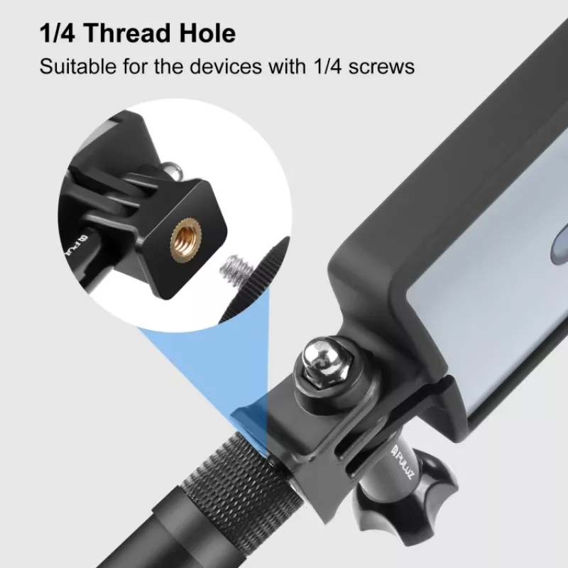 Jaula protectora con soporte de marco PULUZ para Ricoh Theta SC2 - Negro
