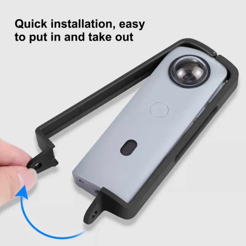 Jaula protectora con soporte de marco PULUZ para Ricoh Theta SC2 - Negro