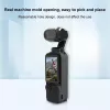 Funda protectora de silicona PULUZ con tapa de objetivo y tapa de pantalla para DJI Osmo Pocket 3, Negra (PU894B)