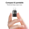Adaptador OTG PULUZ Lightning a USB-C para iPhone, negro (PU649B)