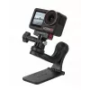 Placa de soporte metálico magnético SUNNYLIFE para GoPro, Xiaomi, Insta360, SJCAM, cámaras de acción DJI - negro