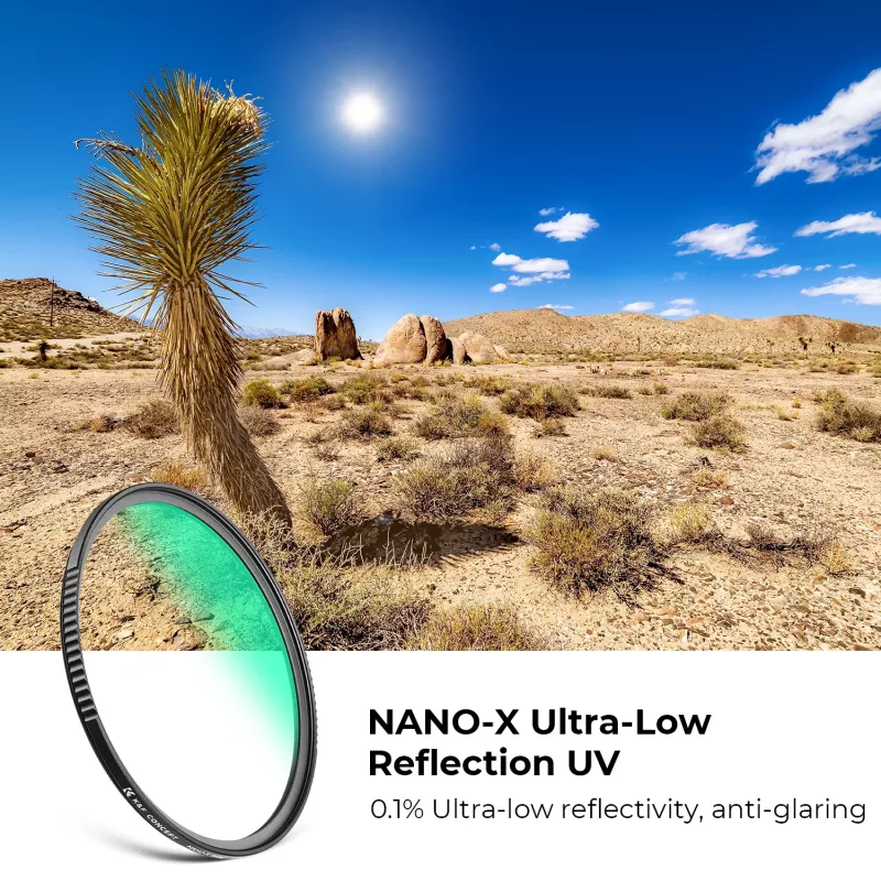 Filtro UV K&F Concept Nano-X MRC de ultra baja reflexión 46mm