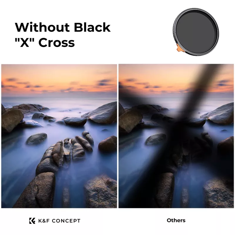 Filtro ND variable K&F Concept ND2-ND32 77mm True Color MRC Nano X