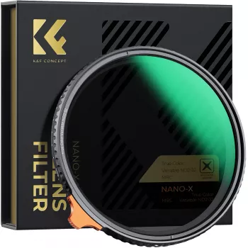 Filtro ND variable K&F Concept ND2-ND32 82mm True Color MRC Nano X