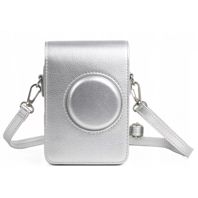 Funda LOVEINSTANT para Fujifilm Instax Mini Evo - plateada