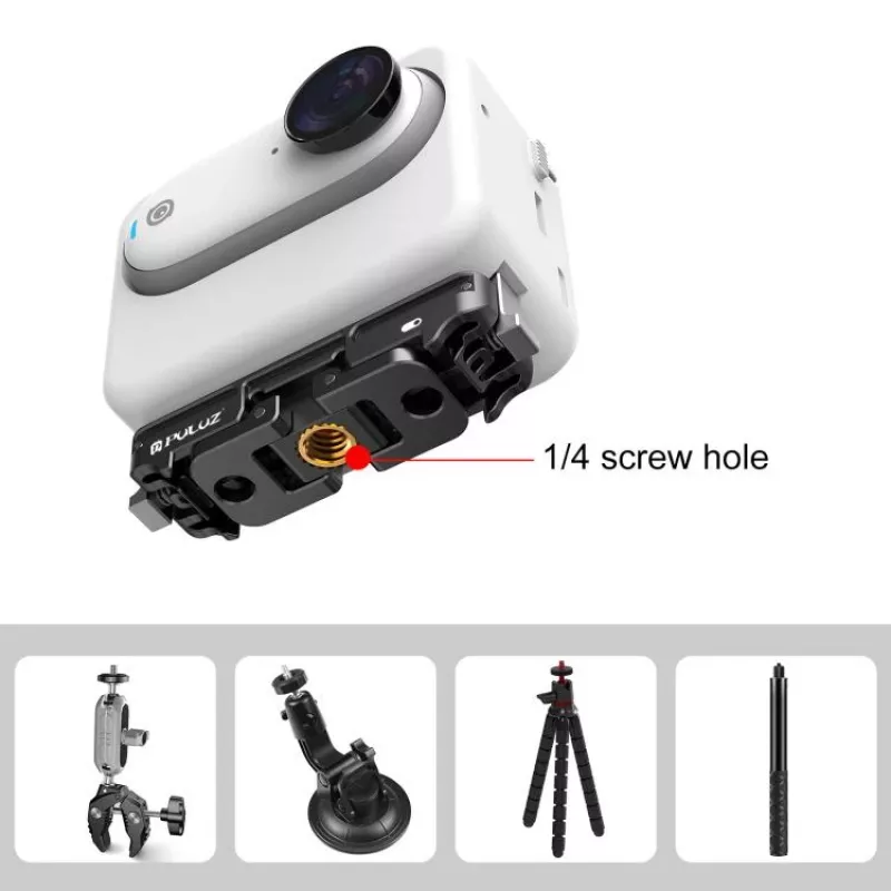 PULUZ Soporte adaptador para Insta360 GO 3 / GO 3S a sistema de 1/4