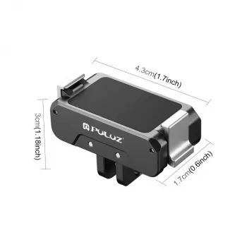 PULUZ PU995B soporte adaptador 1/4 + sistema GoPro para DJI Osmo Action 4 / 3