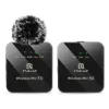 PULUZ PU3153B Micrófono inalámbrico Bluetooth de 3,5 mm TRS/TRRS para teléfono y cámara