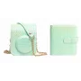LOVEINSTANT Kit 2 en 1: funda protectora + álbum de fotos para Fujifilm Instax Mini 12 - Verde