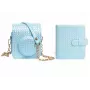 LOVEINSTANT Set 2 en 1: funda protectora para Fuji Instax Mini 12 + álbum de fotos para 64 fotos, Azul