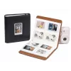 LOVEINSTANT Álbum de fotos para 288 fotos para Fuji Instax Canon Xiaomi Polaroid HP Kodak Zink – Negro con ventana transparente