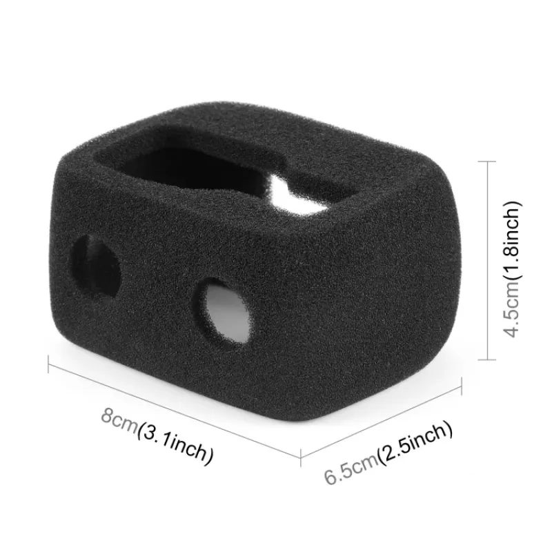 PULUZ Cubierta de espuma cortavientos para Insta360 Ace Pro / Insta360 Ace (Negro)