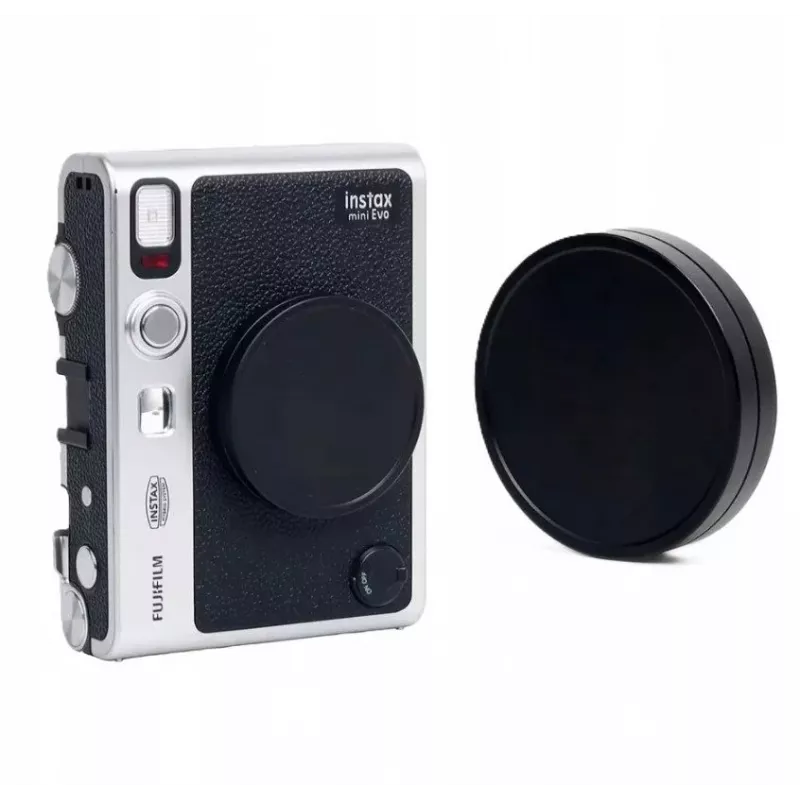 LOVEINSTANT Tapa de objetivo para Fujifilm Instax Mini Evo - Negro