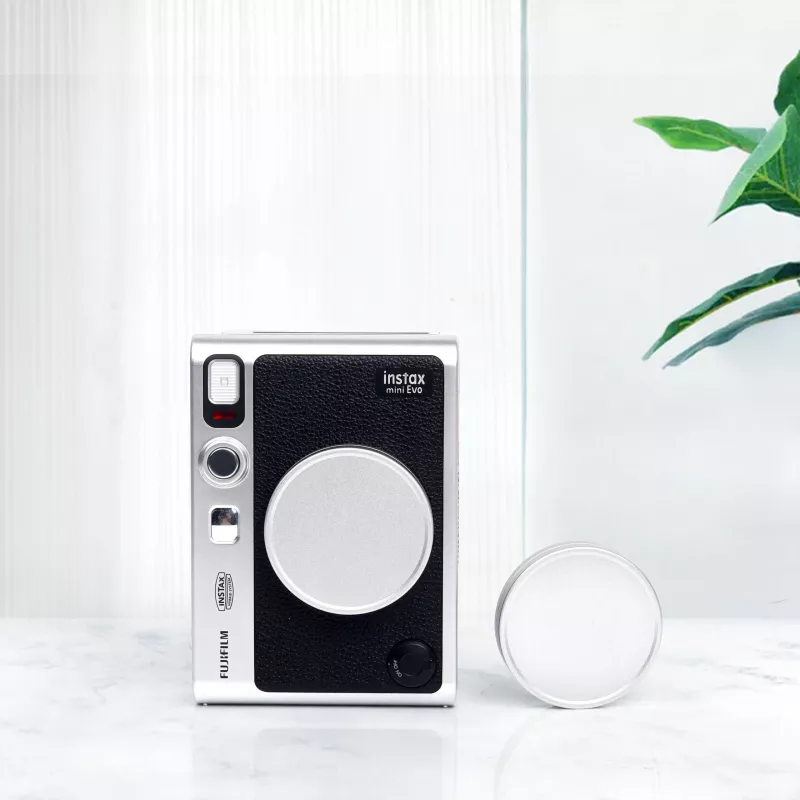 LOVEINSTANT Tapa de objetivo para Fujifilm Instax Mini Evo - Negro