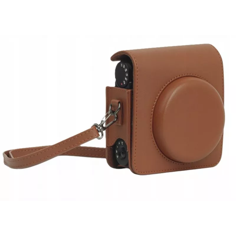 LOVEINSTANT Funda de cámara para Fujifilm Instax Mini 99 - Marrón