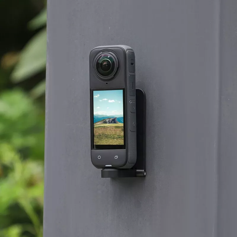 SUNNYLIFE Placa de montaje magnética para Insta360 X4/X3, DJI Action 3/4, GoPro Hero Serie - Negro